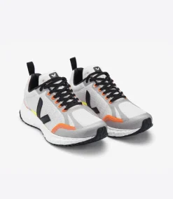 CONDOR MESH LIGHT GREY BLACK>VEJA New