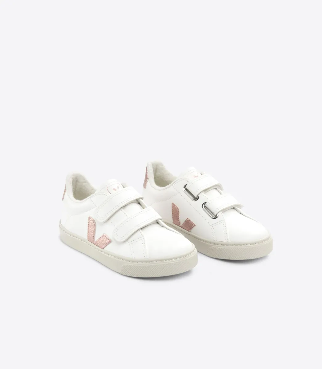 ESPLAR FURED LEATHER WHITE NACRE>VEJA Fashion