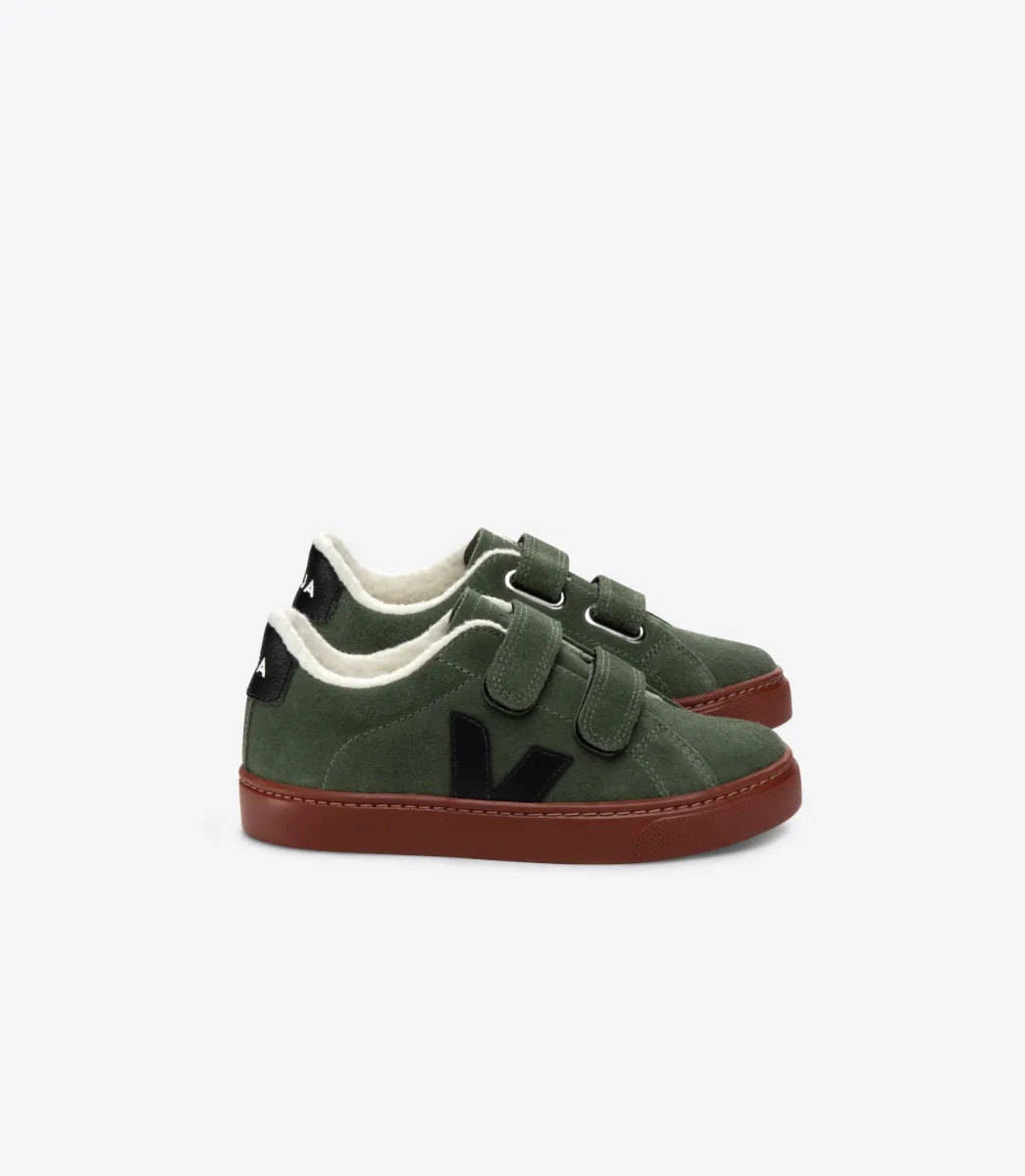 ESPLAR FURED SUEDE MUD BLACK>VEJA Store