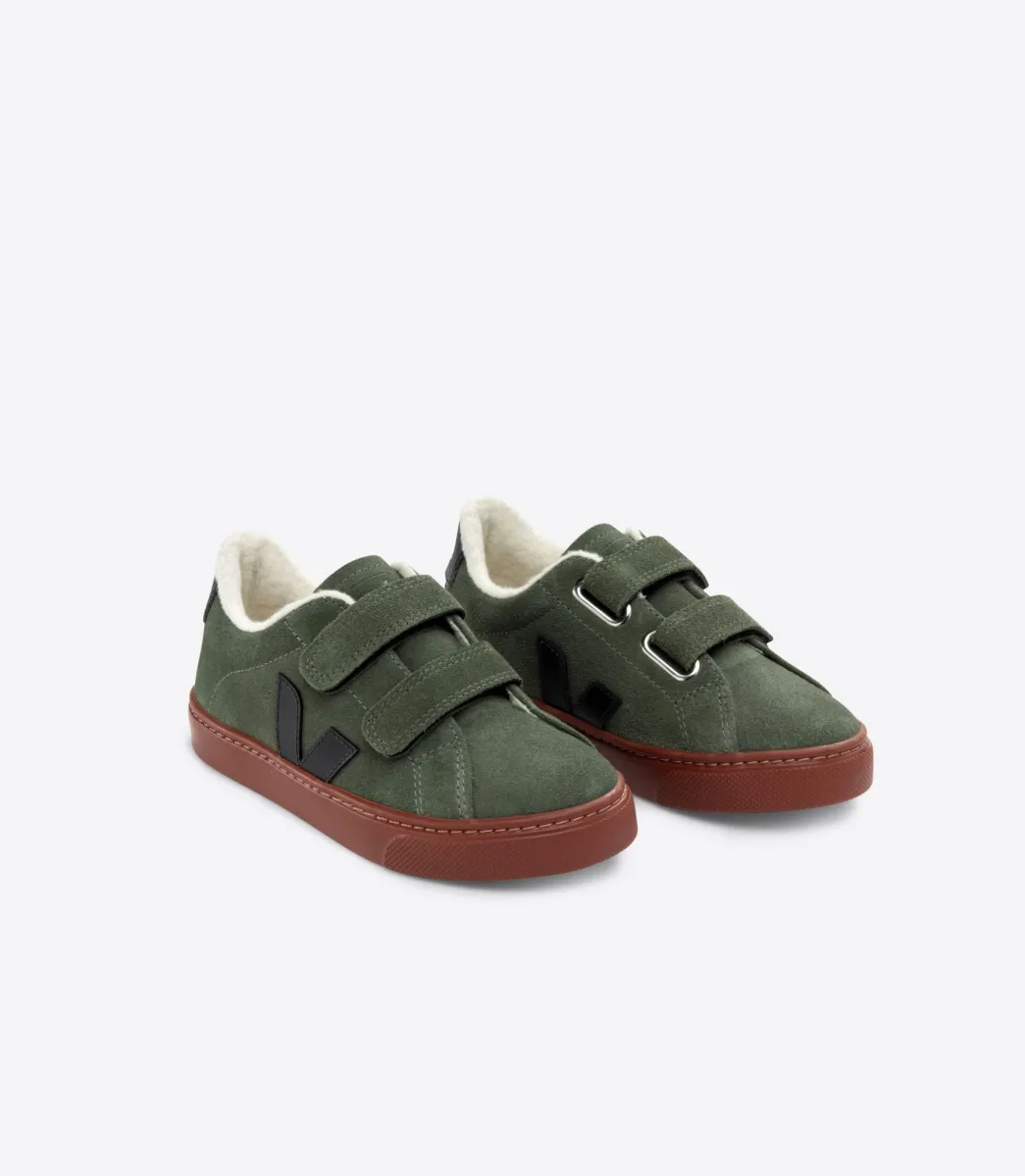 ESPLAR FURED SUEDE MUD BLACK>VEJA Store