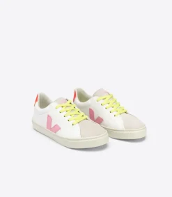 ESPLAR LACE WHITE GUIMAUVE ORANGE FLUO>VEJA Online