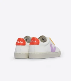 ESPLAR LACES LEATHER WHITE ORCHID ORANGE FLUO><noscript><img width=