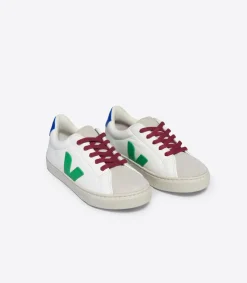 ESPLAR LACES LEATHER WHITE LEAF PAROS>VEJA Hot
