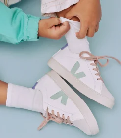 ESPLAR LACES LEATHER WHITE MATCHA LAVANDE><noscript><img width=