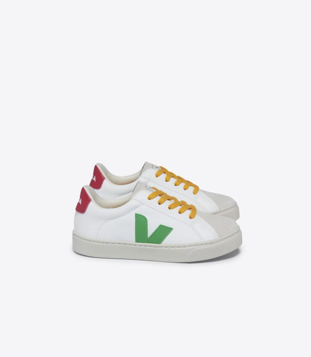 ESPLAR LACES LEATHER WHITE LEAF PEKIN>VEJA Clearance
