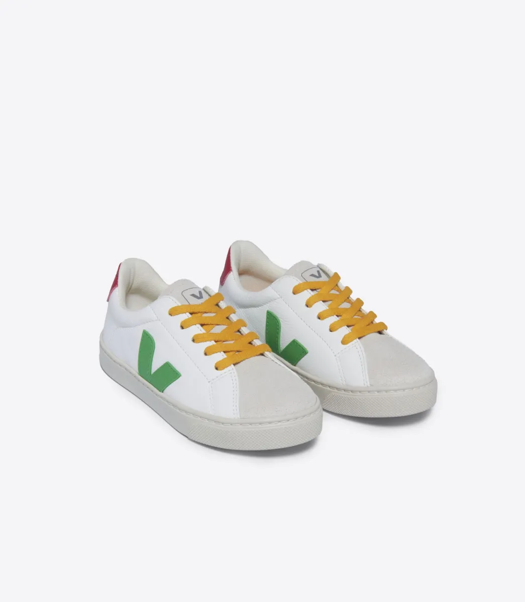 ESPLAR LACES LEATHER WHITE LEAF PEKIN>VEJA Clearance