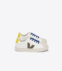 ESPLAR LACES LEATHER WHITE MOONROCK TONIC>VEJA Fashion