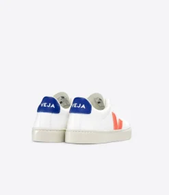 ESPLAR LACES LEATHER WHITE ORANGE FLUO><noscript><img width=