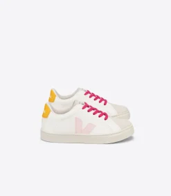 ESPLAR LACES LEATHER WHITE PETALE OURO>VEJA Store
