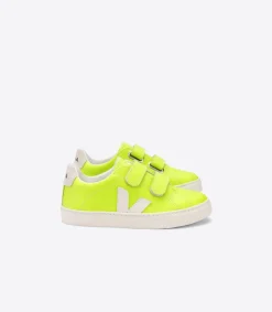 ESPLAR LEATHER JAUNE FLUO PIERRE>VEJA Shop