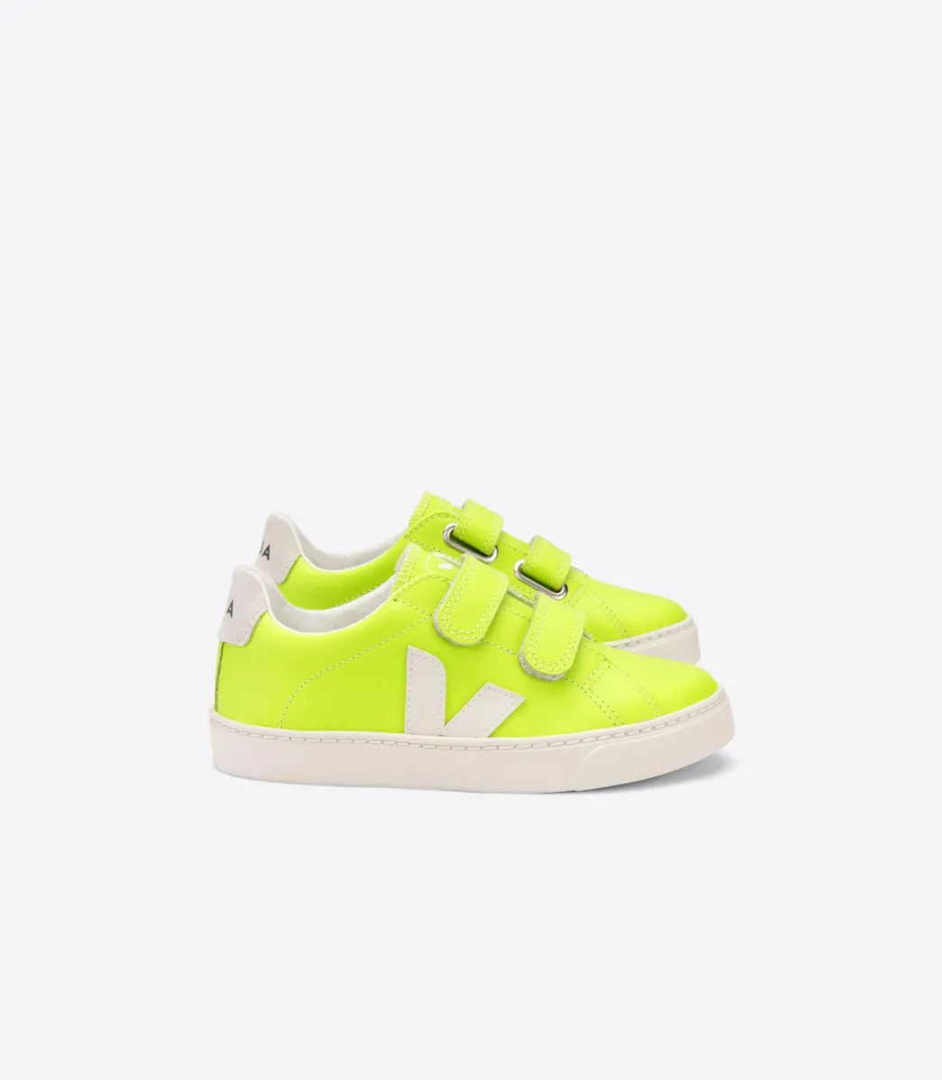 ESPLAR LEATHER JAUNE FLUO PIERRE>VEJA Shop