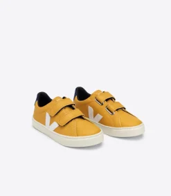 ESPLAR LEATHER MOUTARDE WHITE COBALT>VEJA Cheap