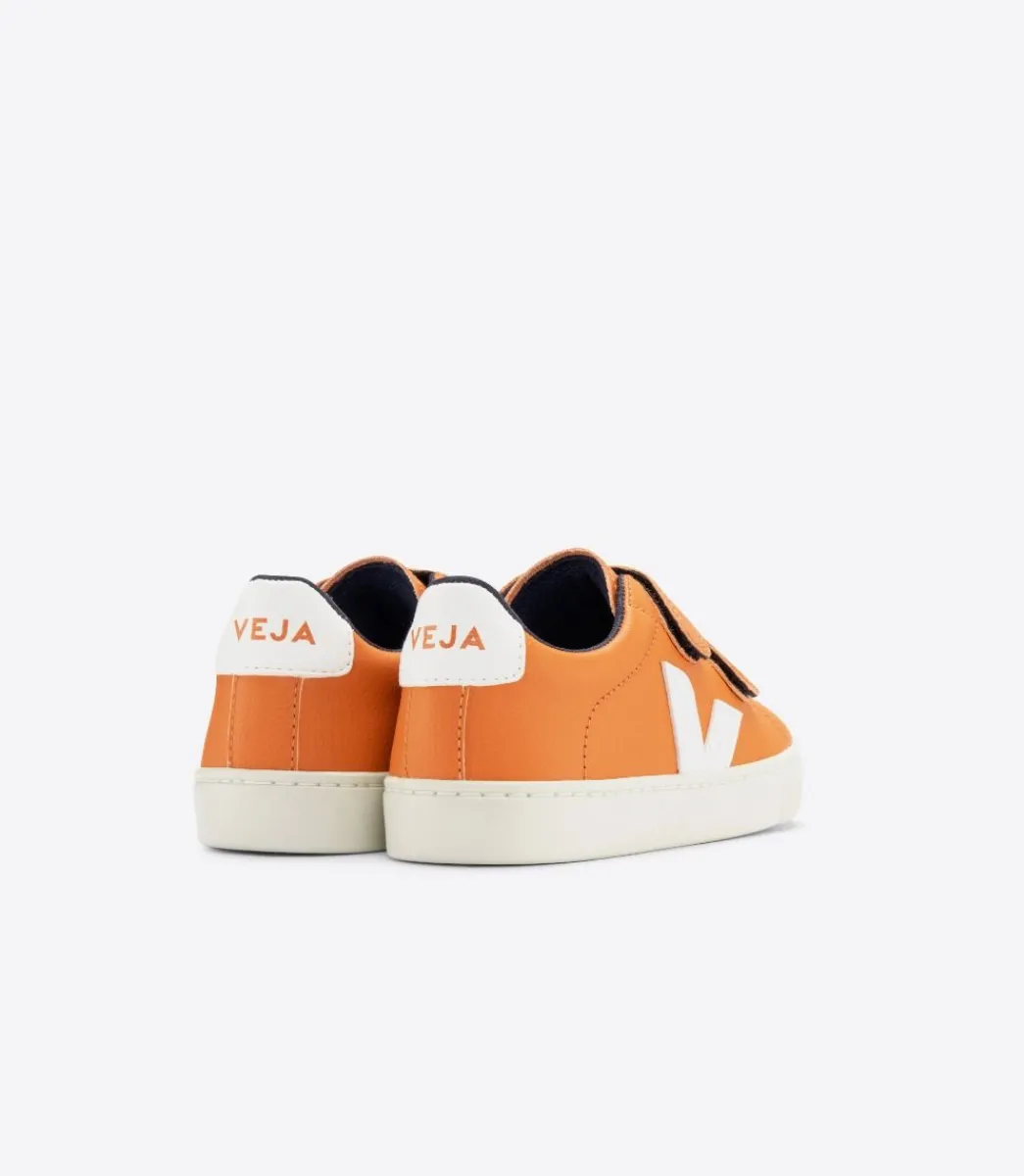 ESPLAR LEATHER PUMPKIN WHITE>VEJA Cheap