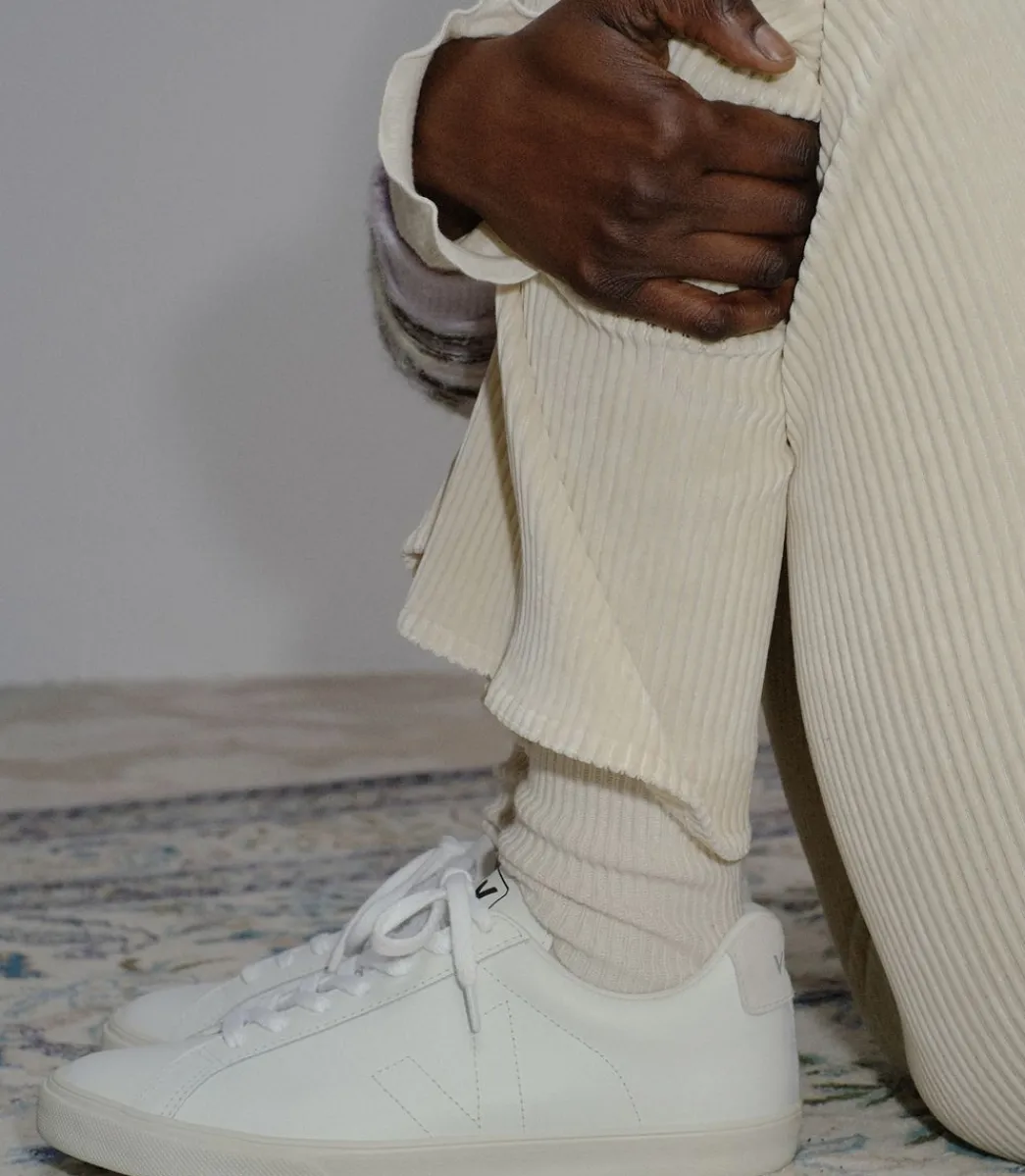 ESPLAR LEATHER WHITE>VEJA Discount