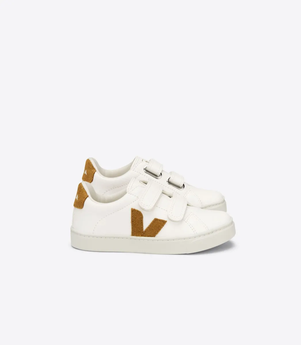 ESPLAR LEATHER WHITE CAMEL>VEJA Hot