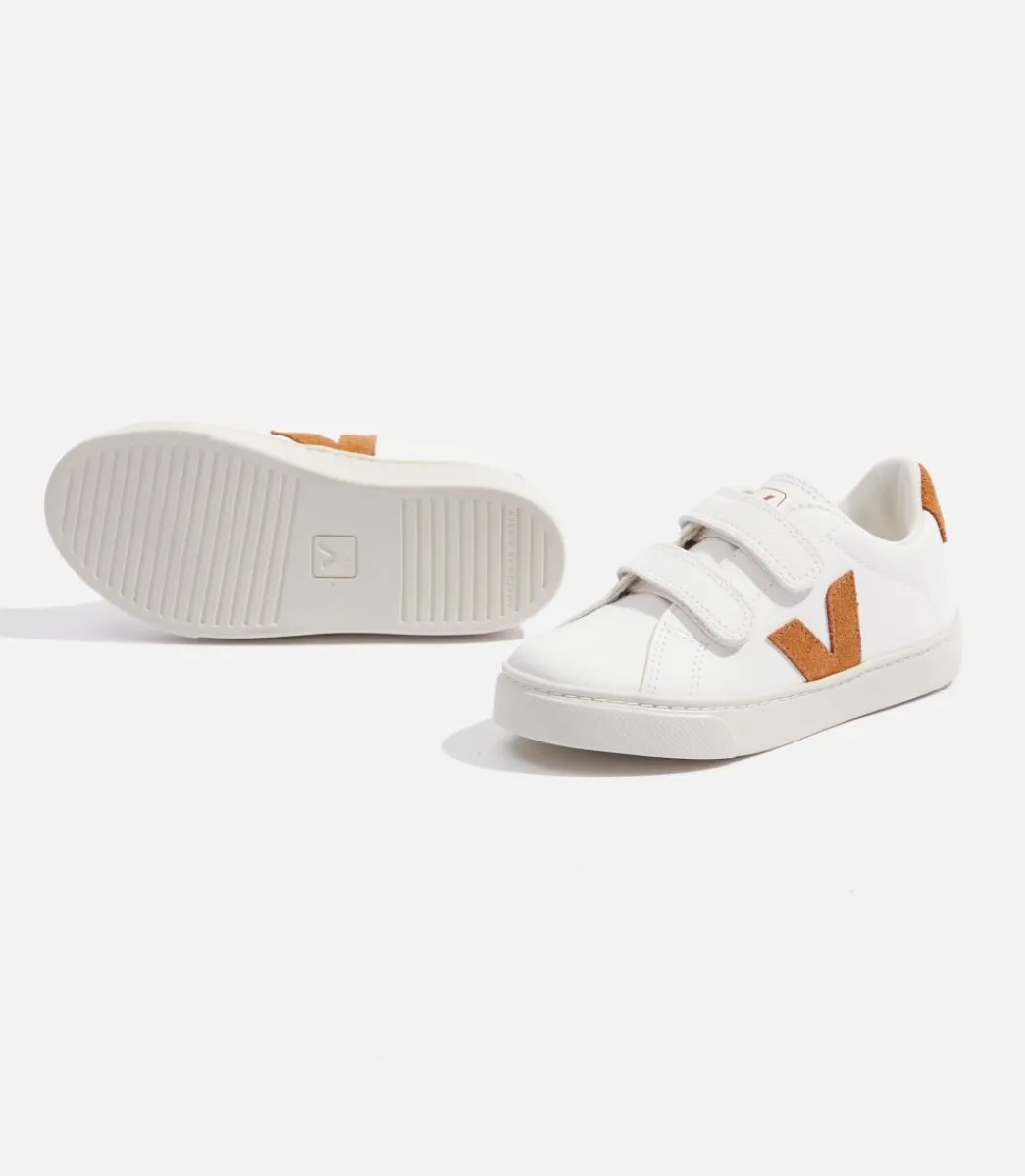 ESPLAR LEATHER WHITE CAMEL>VEJA Hot