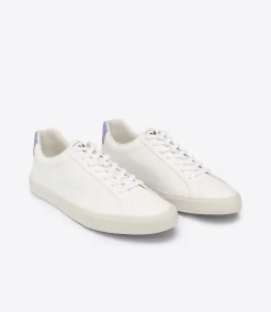 ESPLAR LEATHER WHITE LAVANDE>VEJA New