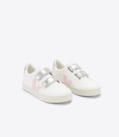 ESPLAR LEATHER WHITE PETALE SILVER>VEJA Best