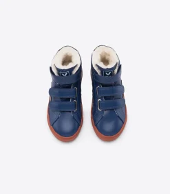 ESPLAR MID FURED LEATHER COBALT RUST>VEJA Fashion