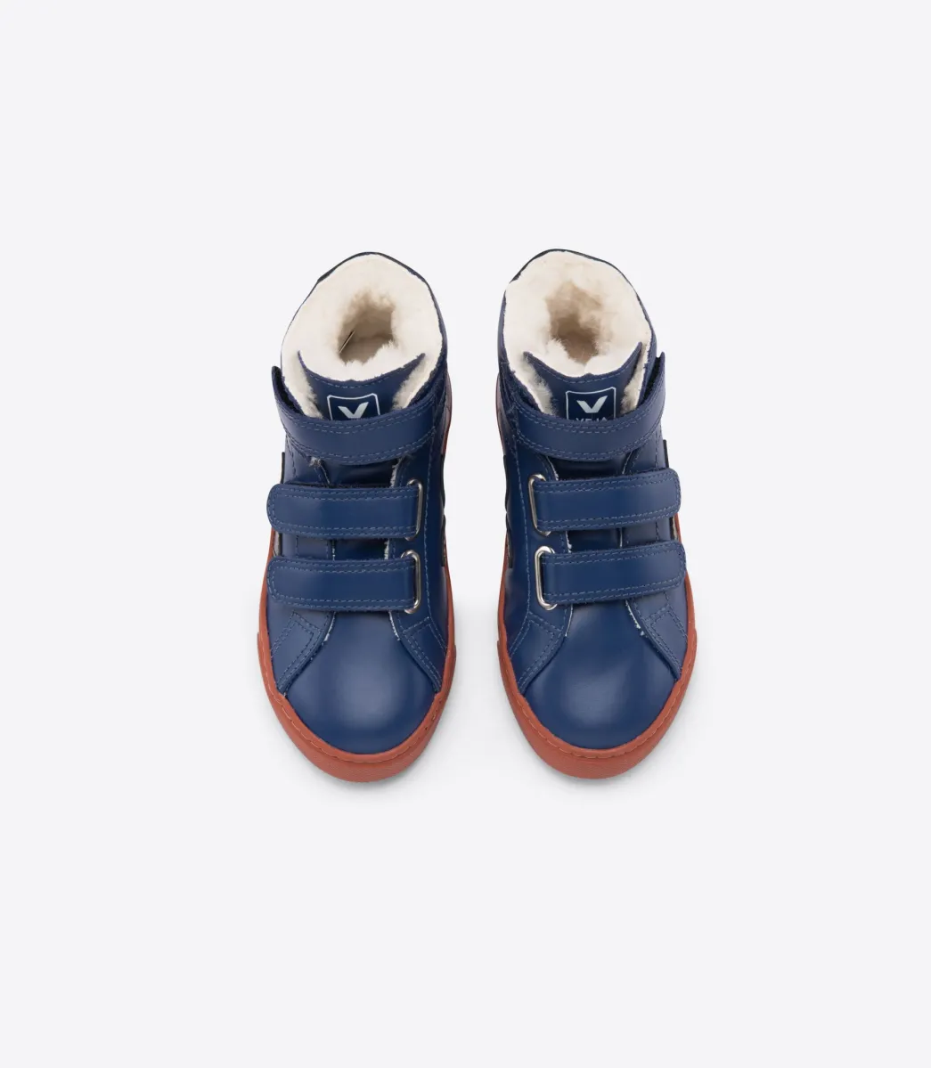 ESPLAR MID FURED LEATHER COBALT RUST>VEJA Fashion