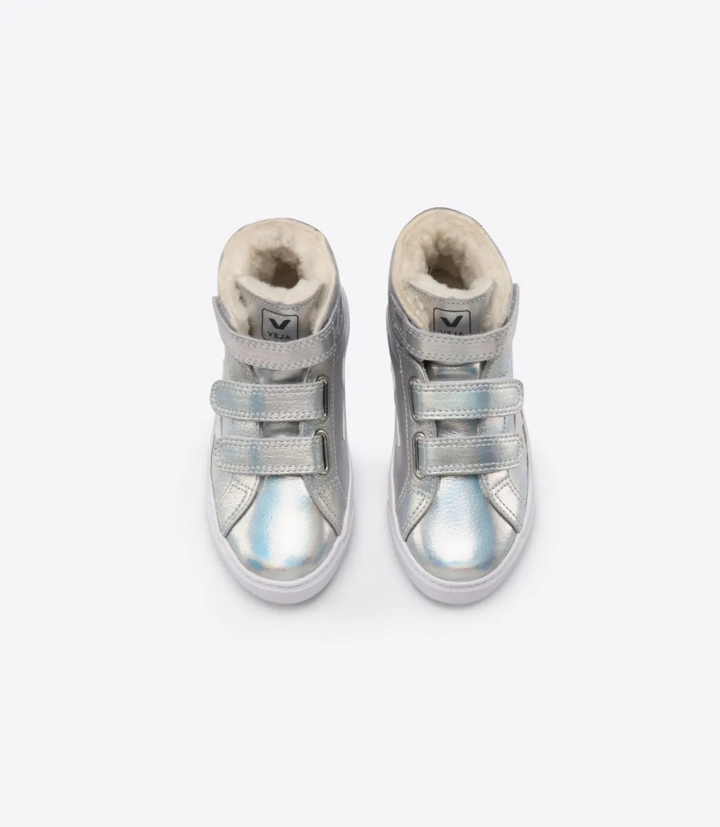 ESPLAR MID FURED LEATHER UNICORN WHITE>VEJA Store
