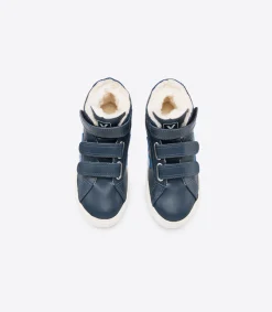 ESPLAR MID FURED LEATHER NAUTICO INDIGO>VEJA Cheap