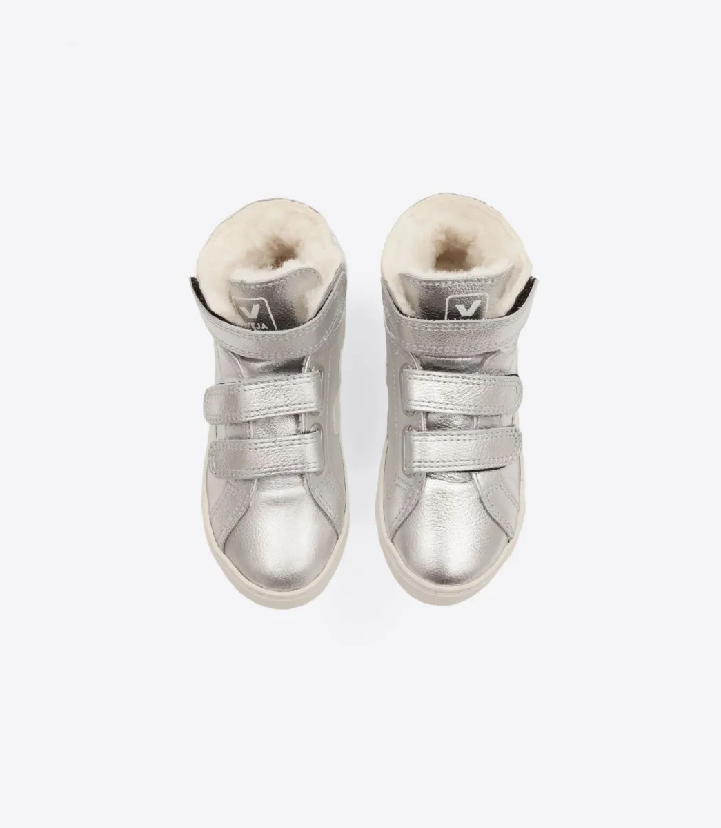 ESPLAR MID FURED LEATHER SILVER PIERRE>VEJA Best Sale