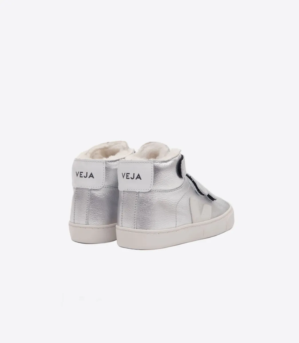 ESPLAR MID FURED LEATHER SILVER PIERRE>VEJA Best Sale