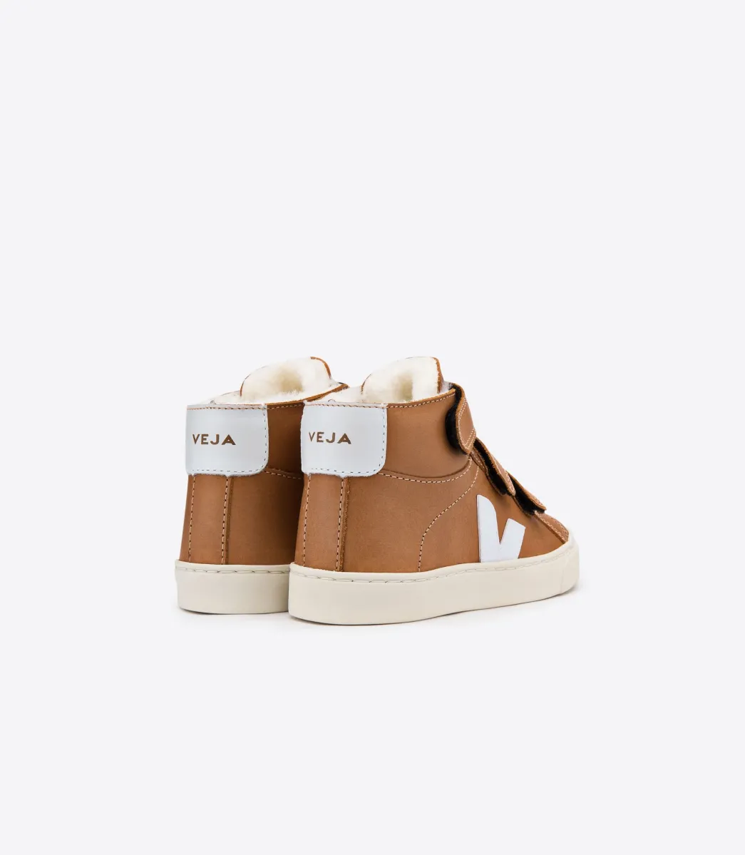ESPLAR MID FURED LEATHER MAT TUILE>VEJA Best