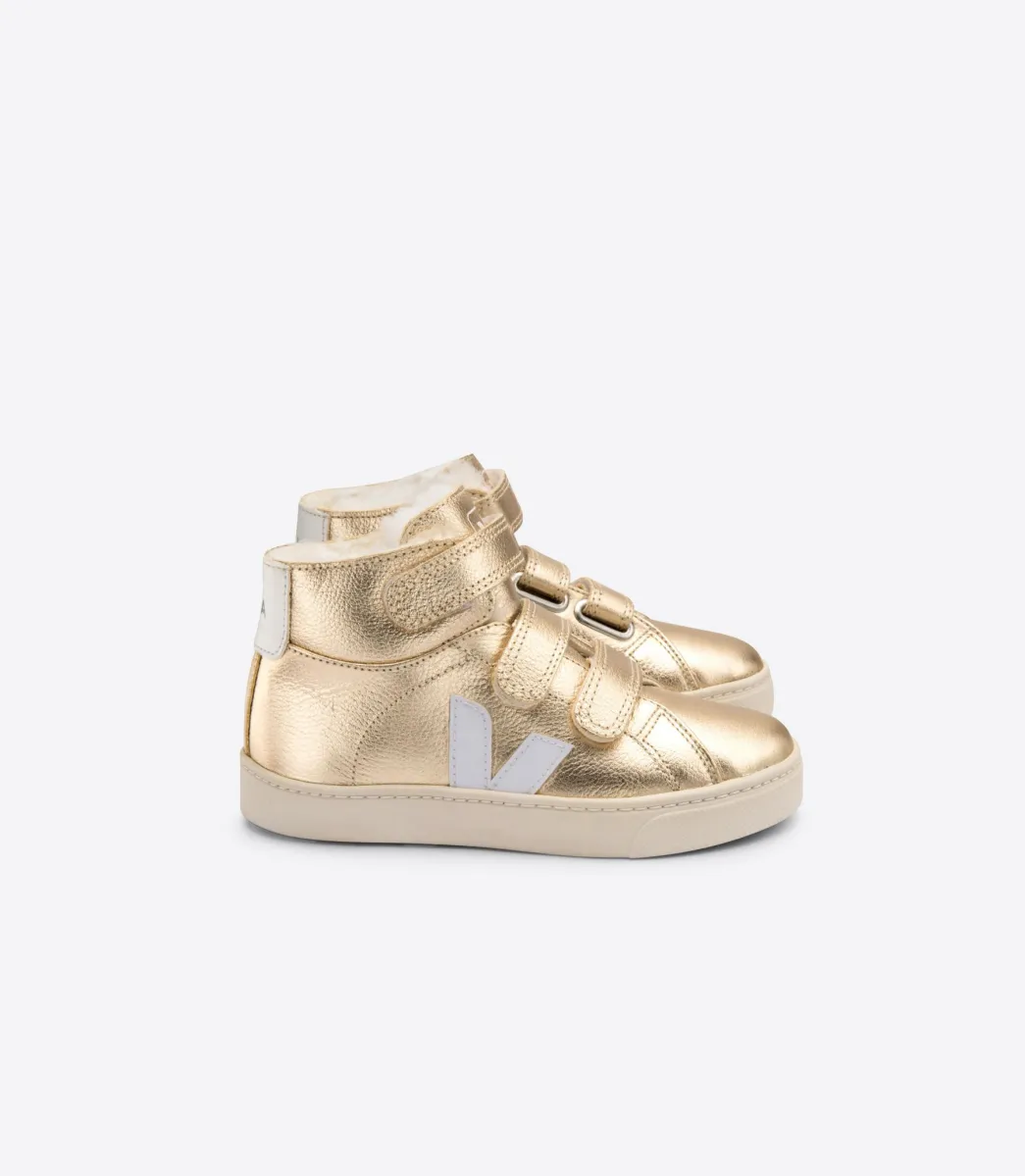 ESPLAR MID FURED LEATHER PLATINE WHITE>VEJA Hot