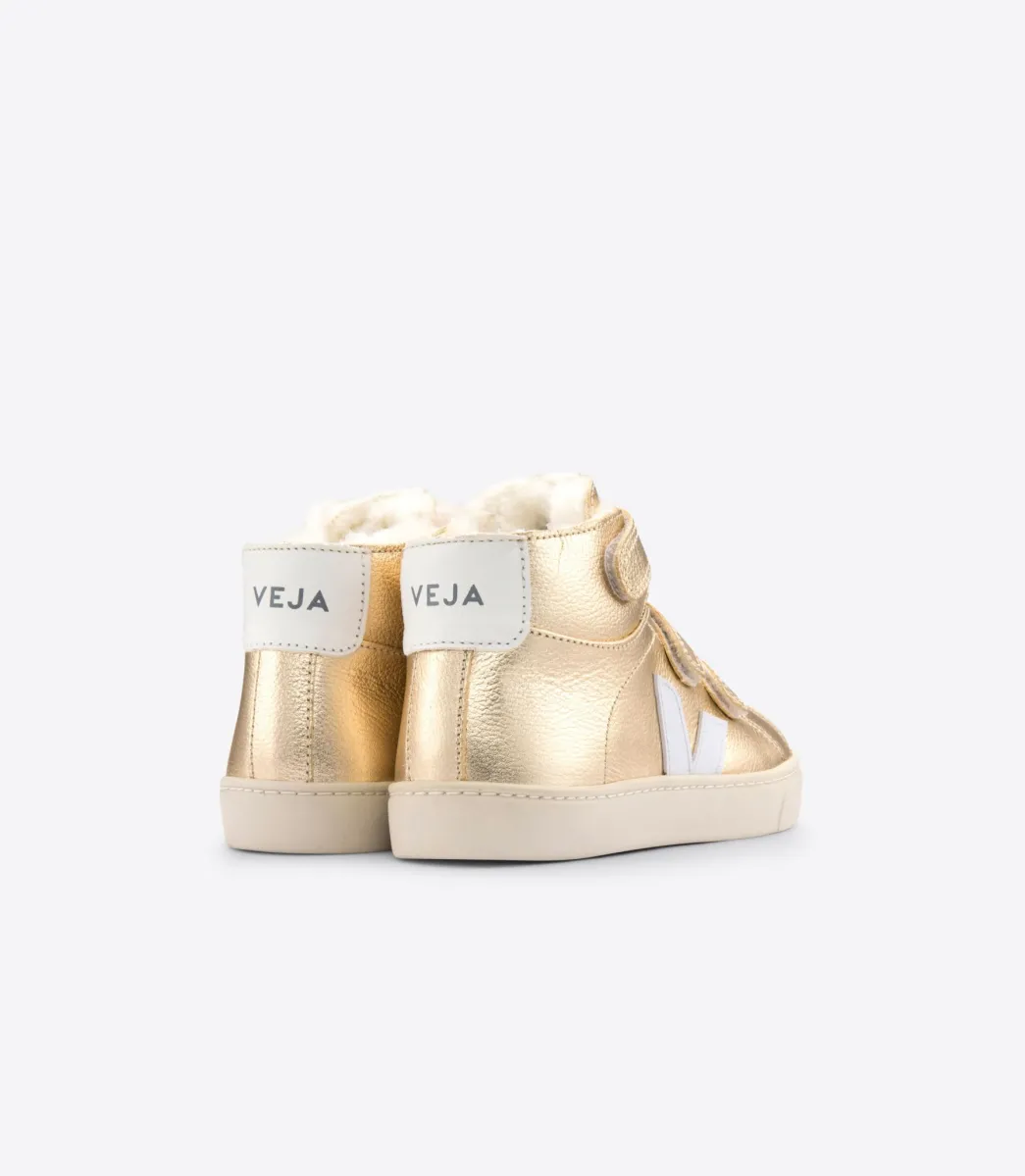 ESPLAR MID FURED LEATHER PLATINE WHITE>VEJA Hot