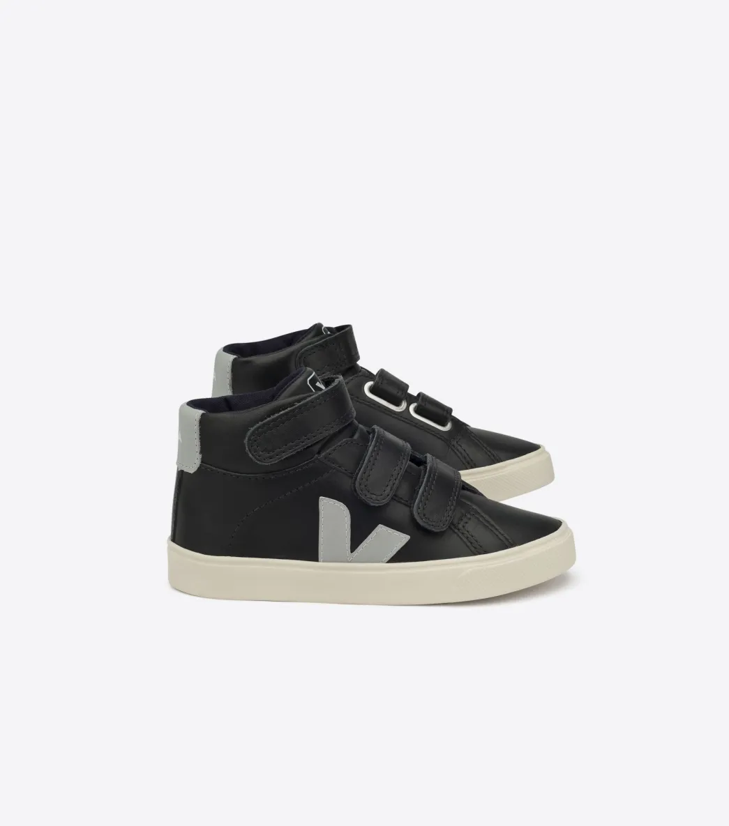 ESPLAR MID LEATHER BLACK GREY>VEJA Best