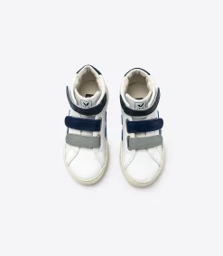 ESPLAR MID LEATHER WHITE BLUE>VEJA Sale