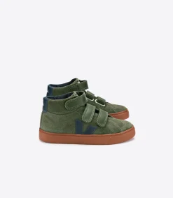 ESPLAR MID SCRATCHS SUEDE OLIVE RUST SOLE>VEJA Cheap