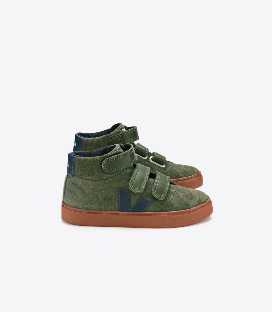 ESPLAR MID SCRATCHS SUEDE OLIVE RUST SOLE>VEJA Cheap