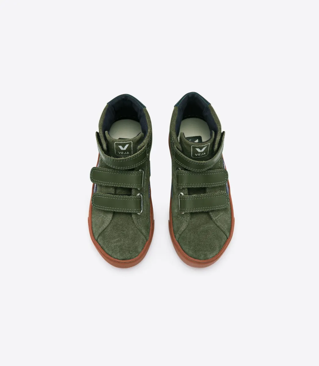 ESPLAR MID SCRATCHS SUEDE OLIVE RUST SOLE>VEJA Cheap