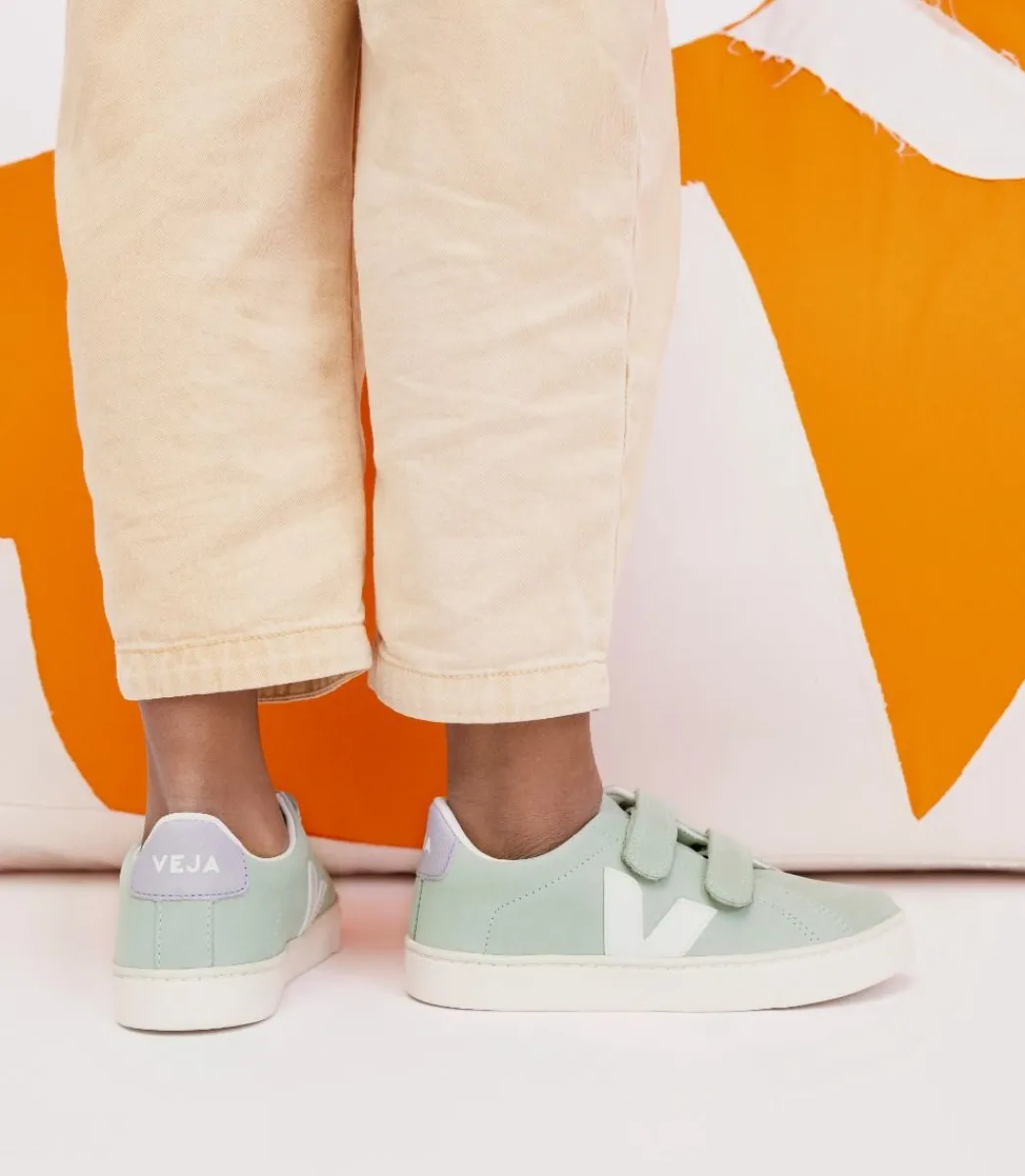 ESPLAR NUBUCK MATCHA WHITE>VEJA Online