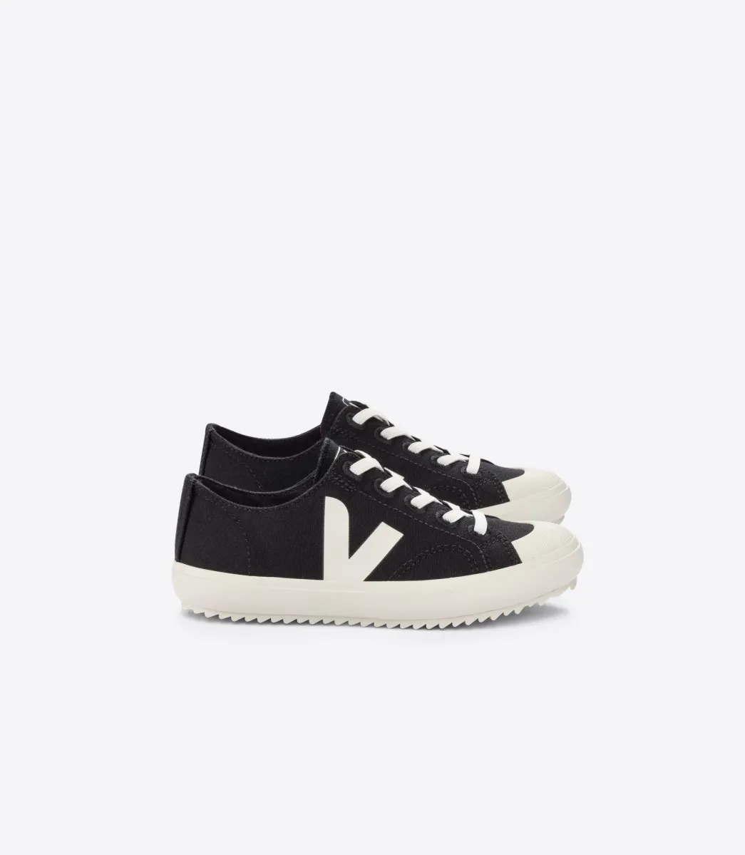 FLIP ELASTIC LACES CANVAS BLACK PIERRE>VEJA Flash Sale