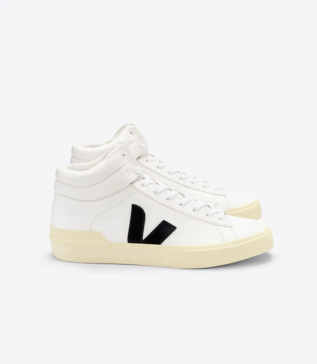 MINOTAUR LEATHER WHITE BLACK BUTTER>VEJA Online