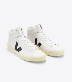 MINOTAUR LEATHER WHITE BLACK BUTTER>VEJA Online