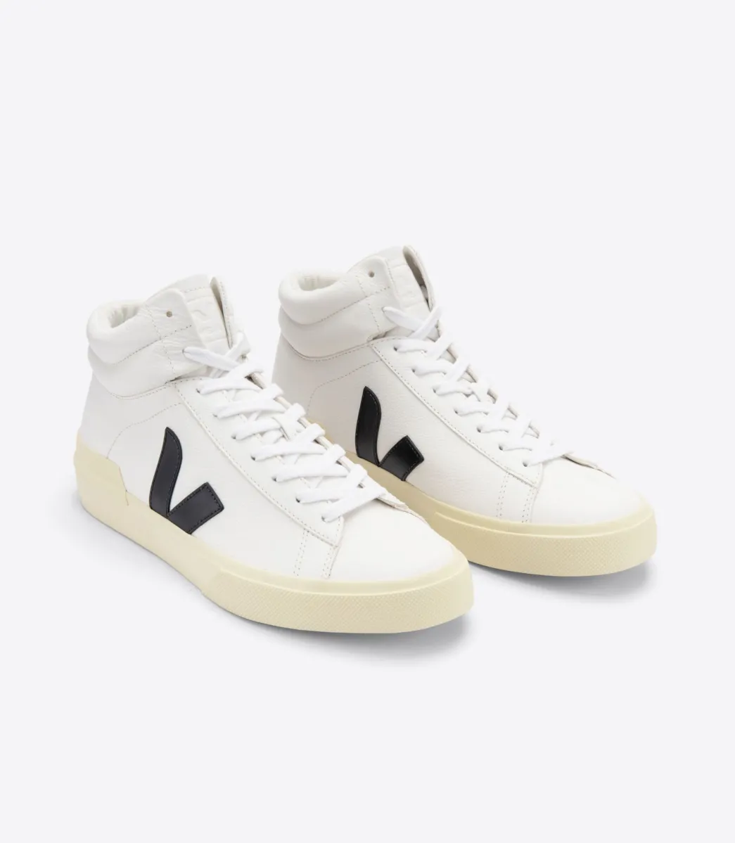 MINOTAUR LEATHER WHITE BLACK BUTTER>VEJA Online