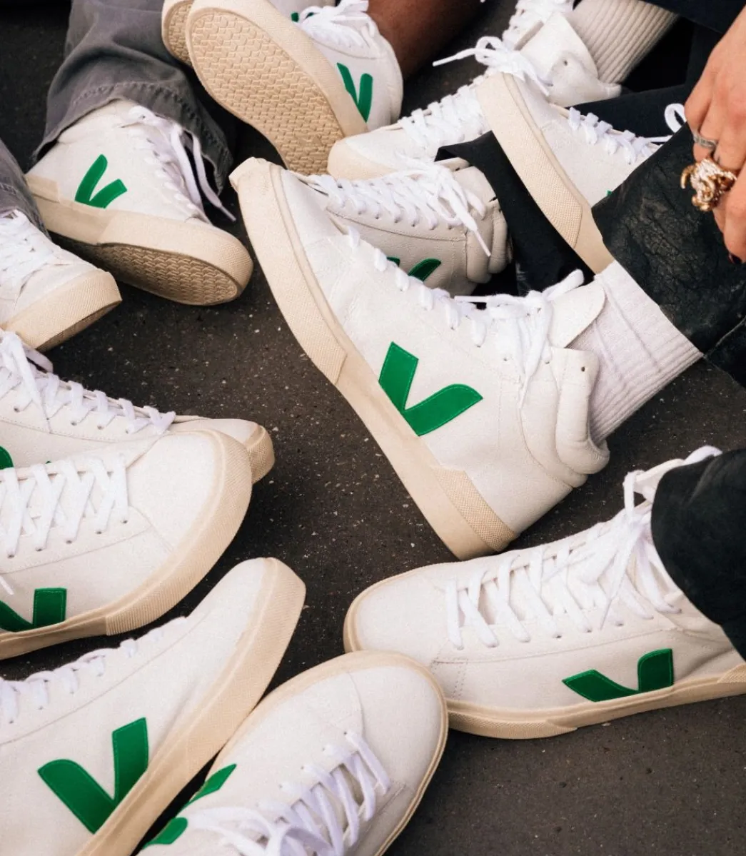MINOTAUR LEATHER WHITE EMERAUDE BUTTER>VEJA Sale
