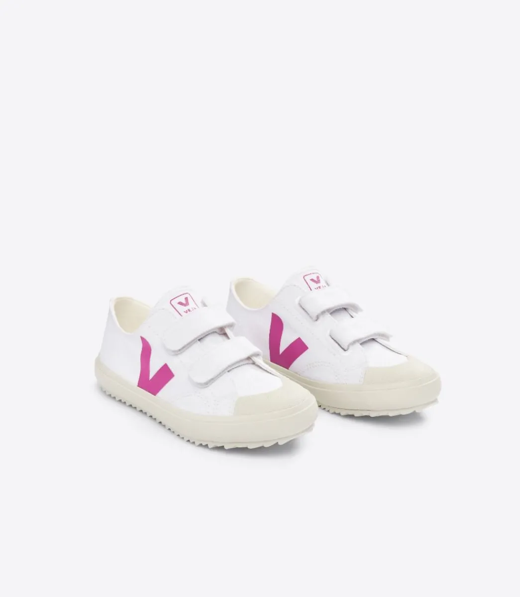 OLLIE CANVAS WHITE LOTUS>VEJA Discount