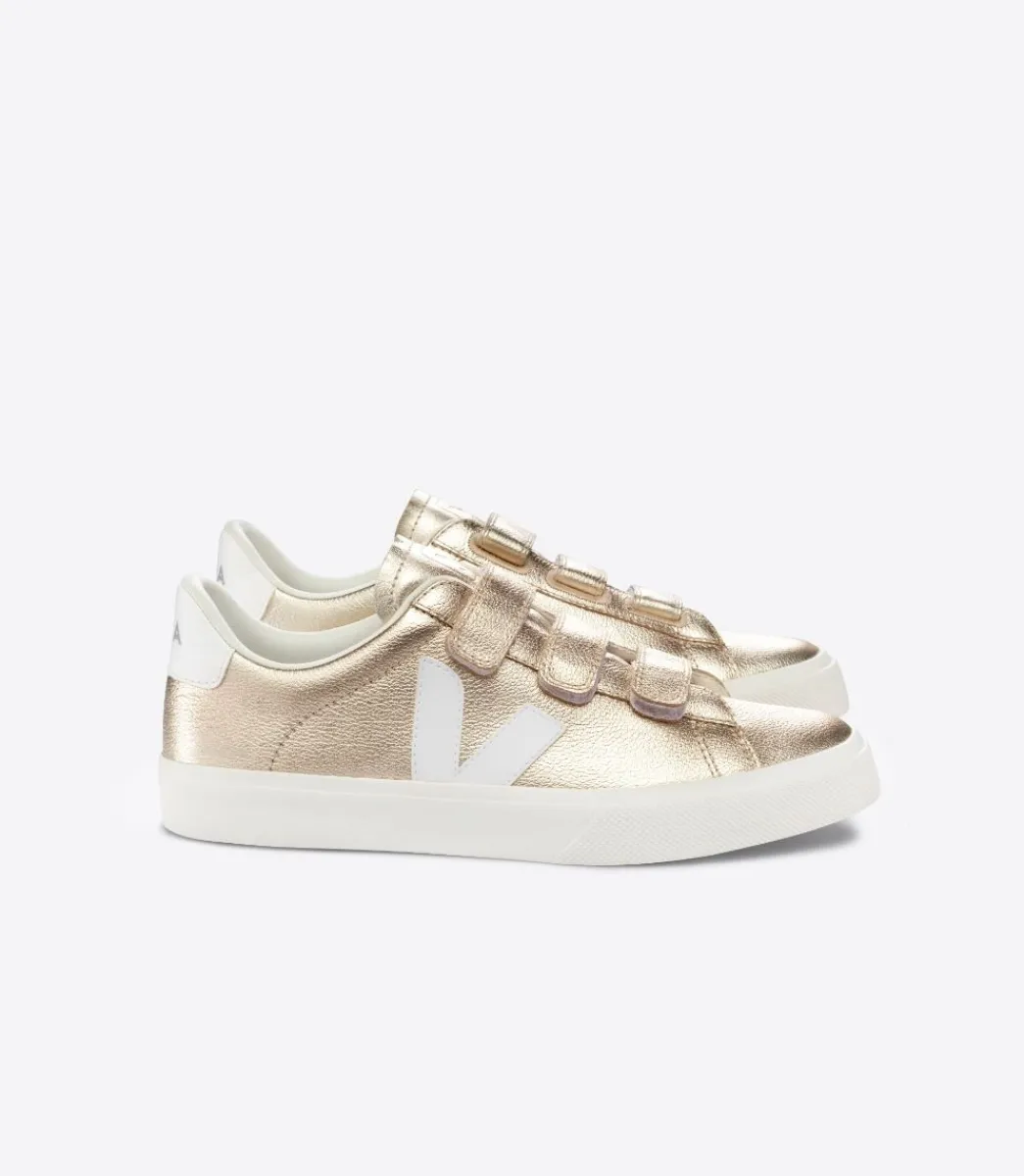 RECIFE LEATHER PLATINE WHITE>VEJA New