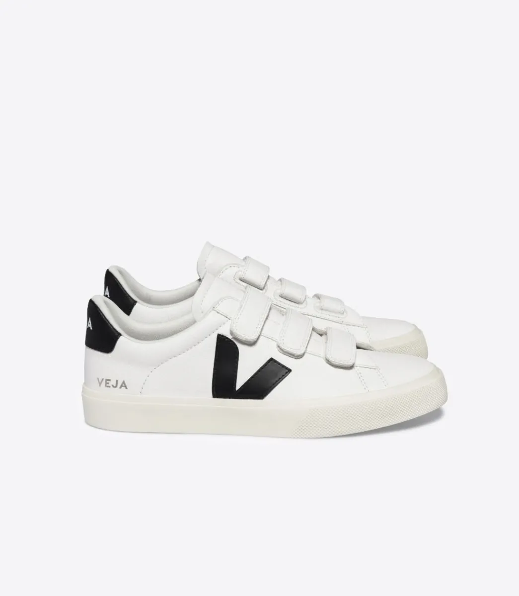 RECIFE LEATHER WHITE BLACK>VEJA Outlet