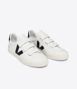 RECIFE LEATHER WHITE BLACK>VEJA Outlet