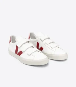 RECIFE LEATHER WHITE MARSALA>VEJA Fashion