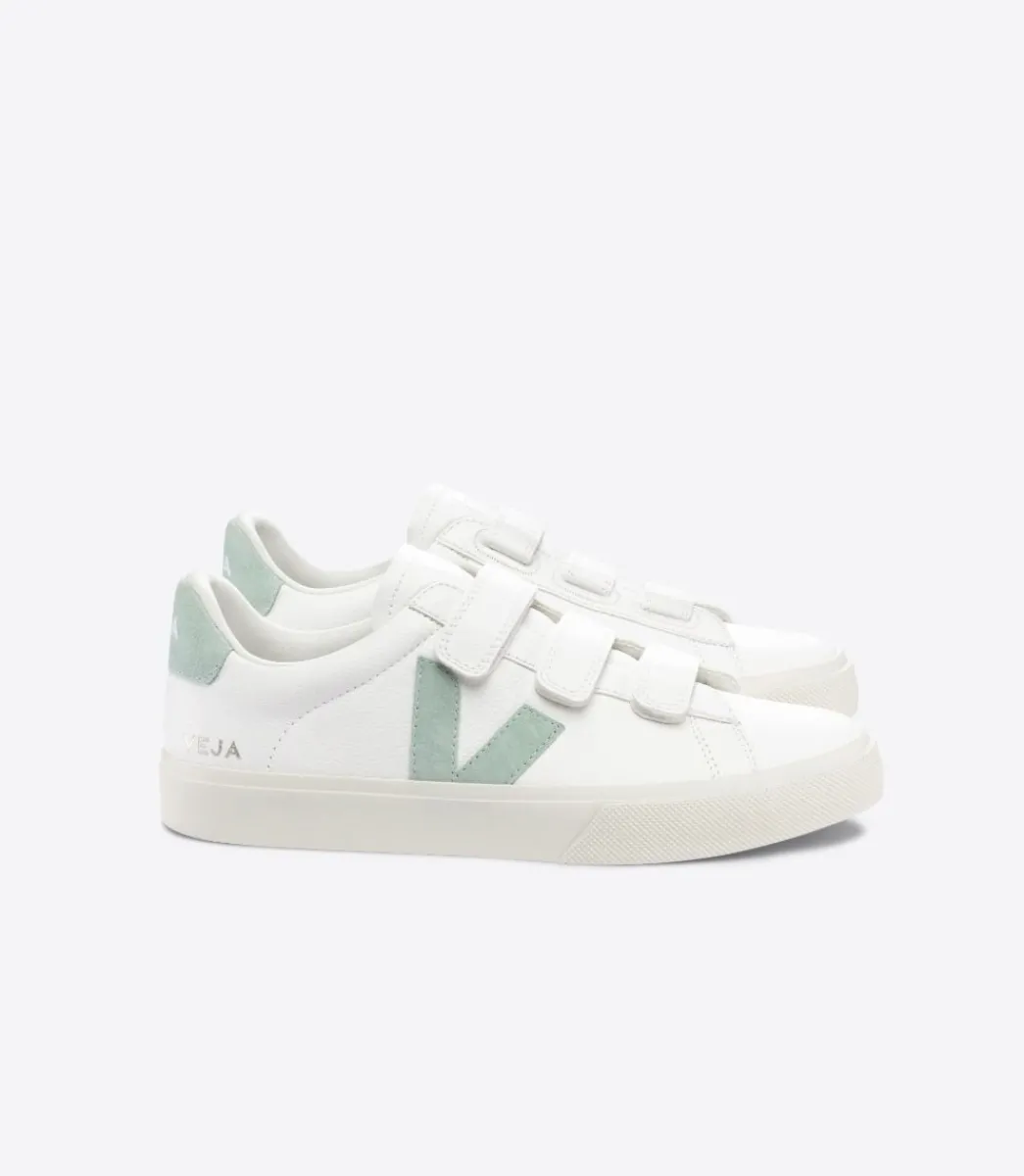 RECIFE LEATHER WHITE MATCHA>VEJA Cheap