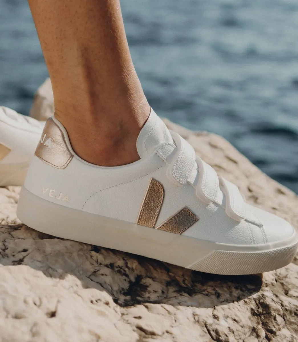 RECIFE LEATHER WHITE PLATINE>VEJA Best