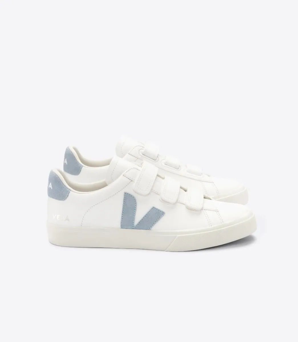 RECIFE LEATHER WHITE STEEL>VEJA New
